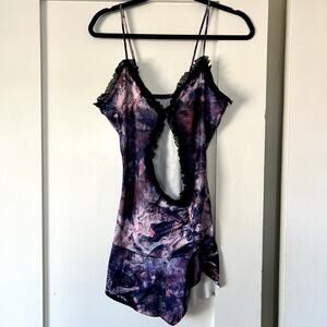 Jaded London Dusk Bloom mini Fatale party dress